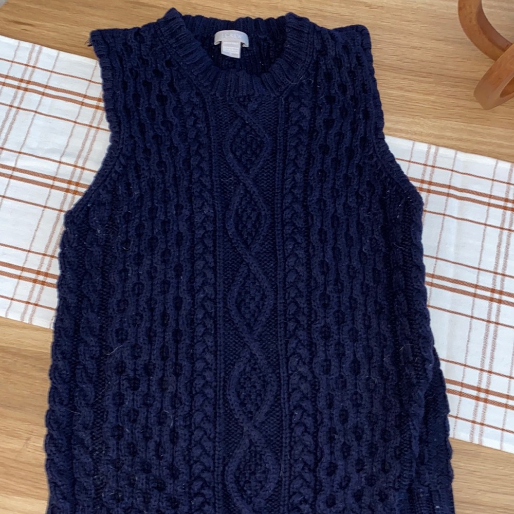 J Crew Vintage Navy vest